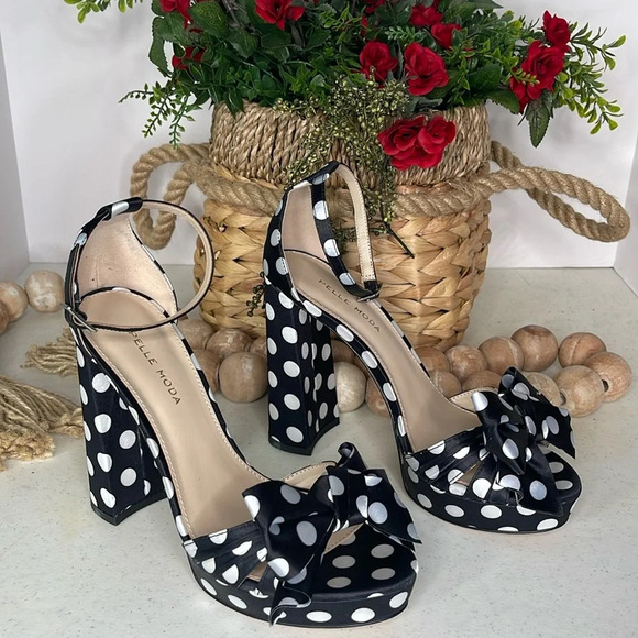 Pelle Moda Gema Ankle Strap Platform Sandal Sz 8.5 - Picture 4 of 10